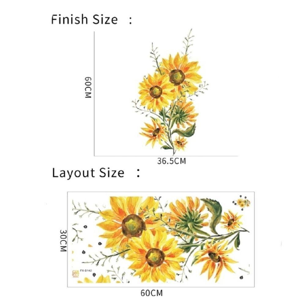 Sunflower 🌻 Wall Sticker - Picture 4 of 7